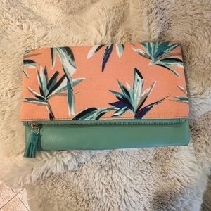 Rachel pally floral clutch